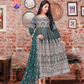Bottle Green Chiffon Ladies Suit