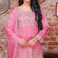 Pink Chiffon Ladies Suit