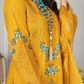 Dark Mustard Yellow Zoha Cotton Ladies Suit