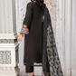 Black Zoha Cotton Ladies Suit