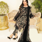 Black Nayab by Ramsha Chiffon Ladies Suit