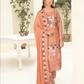 Peach Pink Nayab by Ramsha Chiffon Ladies Suit