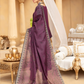 Dark Purple Bakoor Linen Ladies Suit