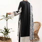 Black Sana Safinaz Design Linen Ladies Suit
