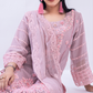 Dusty Pink 'Rangz' Chiffon Ladies Suit