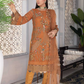 Burnt Orange Emaan Adeel Luxury Chiffon Ladies Suit