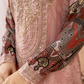Pink 'Zoha' Linen Ladies Suit