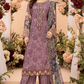 Purple 'Zoha' Linen Ladies Suit