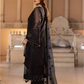 Black 'Charcoal Black' Dastan Luxury Chiffon Ladies Suit