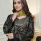 Black Maria B Design Pure Cotton Ladies Suit