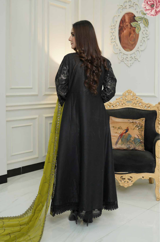 Black Maria B Design Pure Cotton Ladies Suit