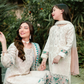 Cream Luxury Lawn Girls Suit