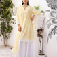 Yellow Cotton Ladies Suit