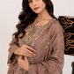 Brown 'Satrangi' Luxury Chiffon Ladies Suit