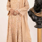 Dusty Beige Gold 'Satrangi' Luxury Chiffon Ladies Suit