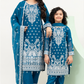 Blue 'Rang Ja' Chiffon Ladies Suit