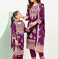 Purple Plum 'Dil Ki Dhadkan' Chiffon Girls Suit