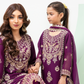 Purple Plum 'Dil Ki Dhadkan' Chiffon Girls Suit