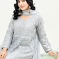 Grey 'Saath Saath' Luxury Chiffon Ladies Suit