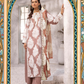 Brown 'Jannat' Linen Ladies Suit