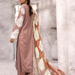 Brown 'Jannat' Linen Ladies Suit