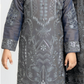 Dark Grey 'Anmol' Banarsi Cotton Girls Suit