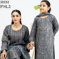 Dark Grey 'Anmol' Banarsi Cotton Girls Suit