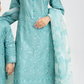 Teal Blue 'Anmol' Banarsi Cotton Ladies Suit