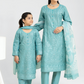 Teal Blue 'Anmol' Banarsi Cotton Ladies Suit