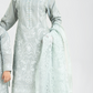 Grey 'Anmol' Banarsi Cotton Ladies Suit