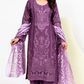 Purple Viscose Ladies Suit