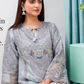 Grey 'Jugnu' Maria B Inspired Chiffon Ladies Suit