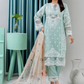 Light Teal 'Jugnu' Maria B Inspired Chiffon Ladies Suit