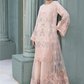 Nude Pink 'Alluring' Flossie Chiffon Ladies Suit