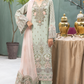 Mint Green 'Fluer Douce' Flossie Chiffon Ladies Suit