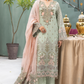 Mint Green 'Fluer Douce' Flossie Chiffon Ladies Suit