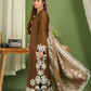 Olive Brown 'Pareezay' Dhanak Ladies Suit