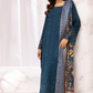 Dark Teal Blue 'Aafreen' Dhanak Ladies Suit