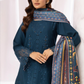 Dark Teal Blue 'Aafreen' Dhanak Ladies Suit