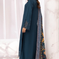 Dark Teal Blue 'Aafreen' Dhanak Ladies Suit