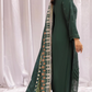 Dark Green 'Aafreen' Dhanak Ladies Suit