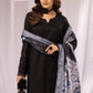 Black 'Aafreen' Dhanak Ladies Suit