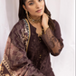 Dark Brown 'Aafreen' Dhanak Ladies Suit