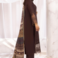 Dark Brown 'Aafreen' Dhanak Ladies Suit