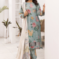 Light Teal Blue 'Bliss' Khaddar Ladies Suit