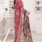 Dark Pink 'Bliss' Khaddar Ladies Suit