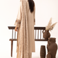 Beige 'Ivy Kari' Dhanak Ladies Suit