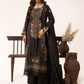 Black 'Ivy Kari' Dhanak Ladies Suit