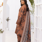 Brown 'Aura Lux' Khaddar Ladies Suit