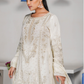 Cream 'Haseen' Chiffon Ladies Suit